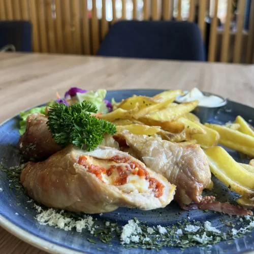 Töltött csirkecomb